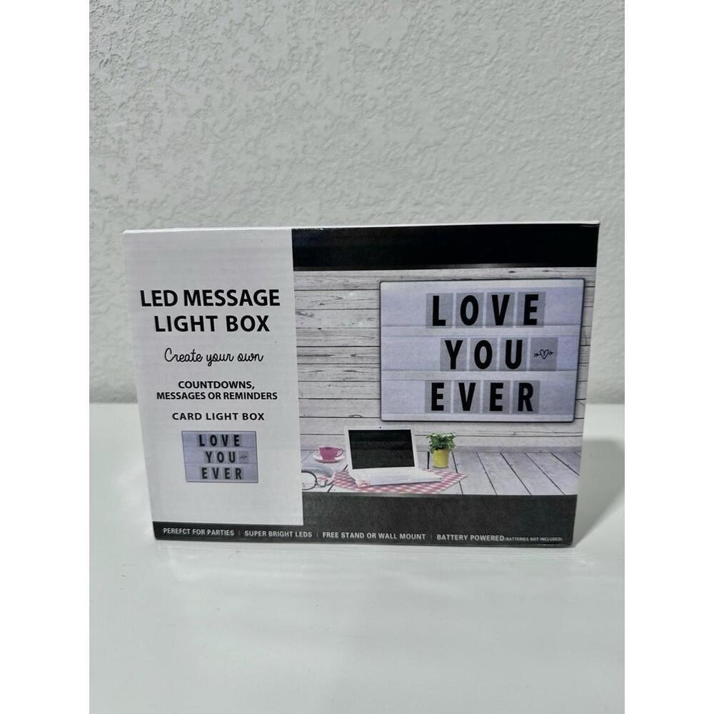 LED Message Light Box Countdowns, Messages or Reminders - White - Picture 5 of 5